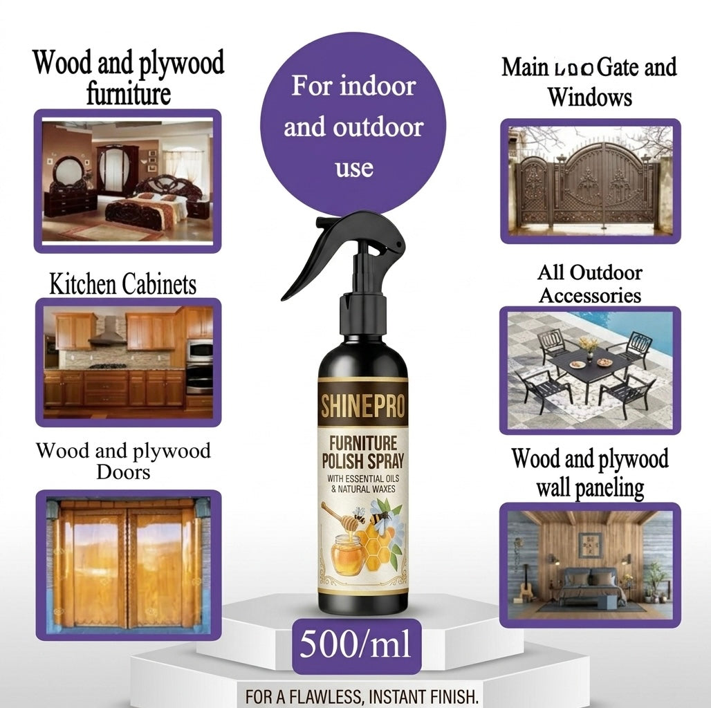 ShinePro Dust Free Furniture Polish Spray