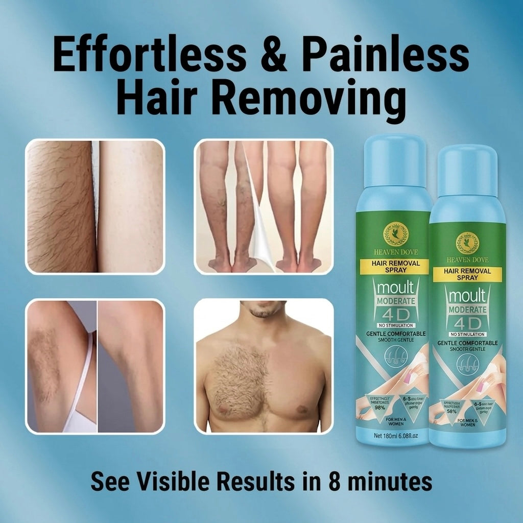 Imported Dove 4D Hair Removal Spray – Painless Formula For Men & Women