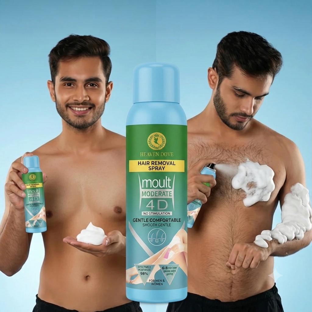 Imported Dove 4D Hair Removal Spray – Painless Formula For Men & Women