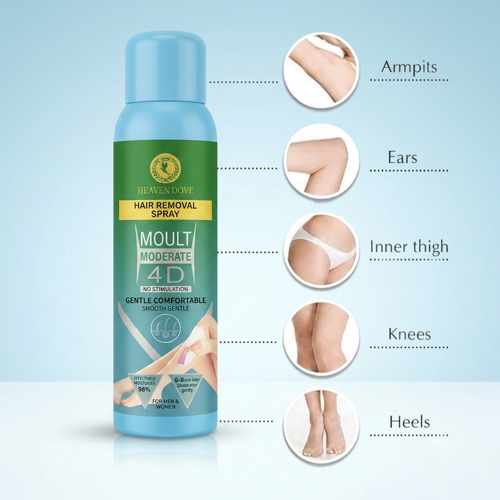 Imported Dove 4D Hair Removal Spray – Painless Formula For Men & Women