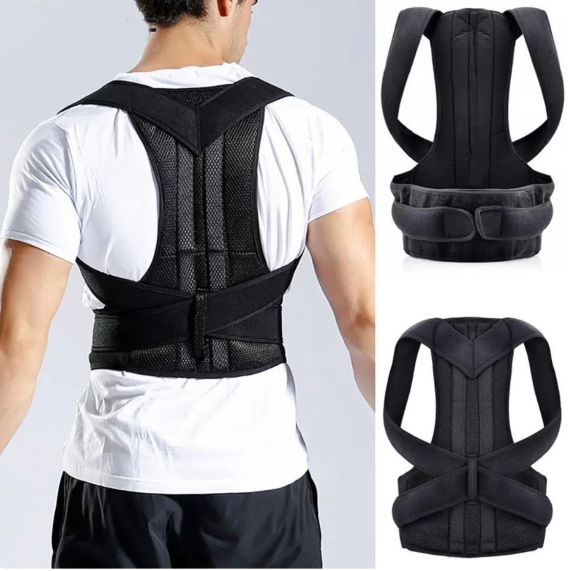 Adjustable Back & Shoulder Support Belt