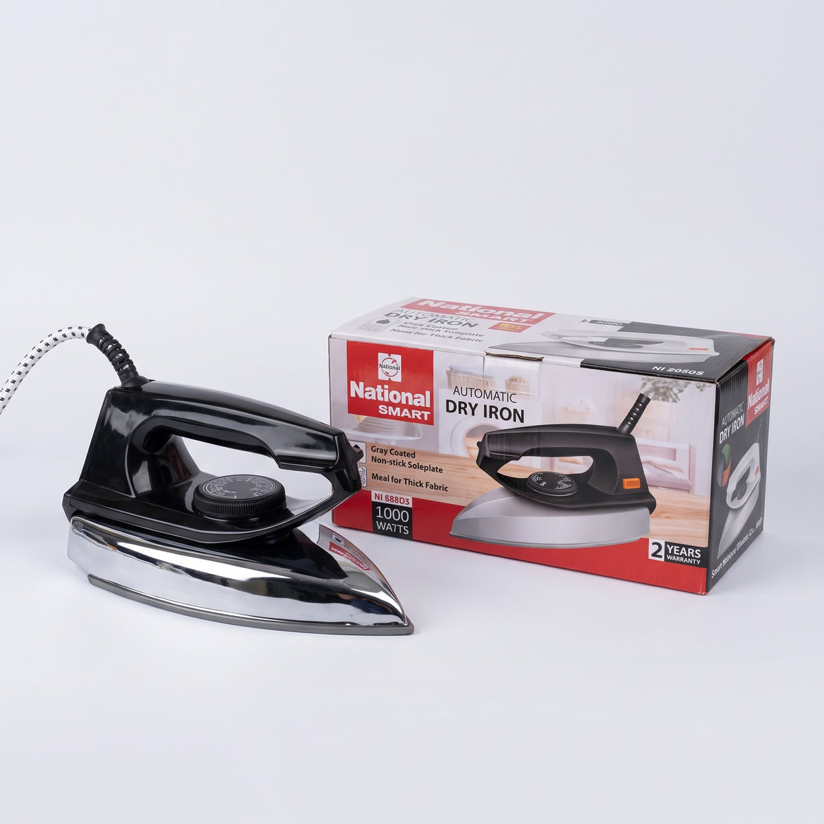 National Smart Dry Iron – with Adjustable Temperature Control