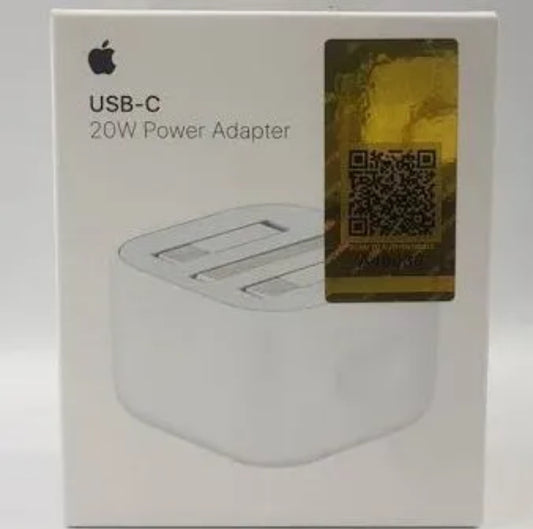 20W Fast Charging 3 Pin Original Charger with Free Cable